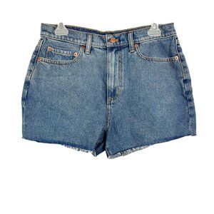 NEW Victorias Secret PINK 29 Medium Wash Denim High Rise Jean Shorts Cut Off